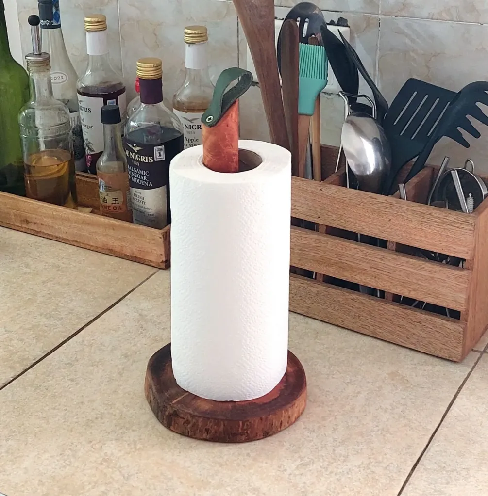 Kitchen Towel Holder 'Standing' (Green)