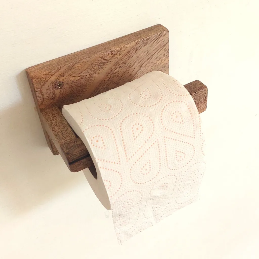 Toilet Paper Holder 'Little Captain' (Dark Brown)
