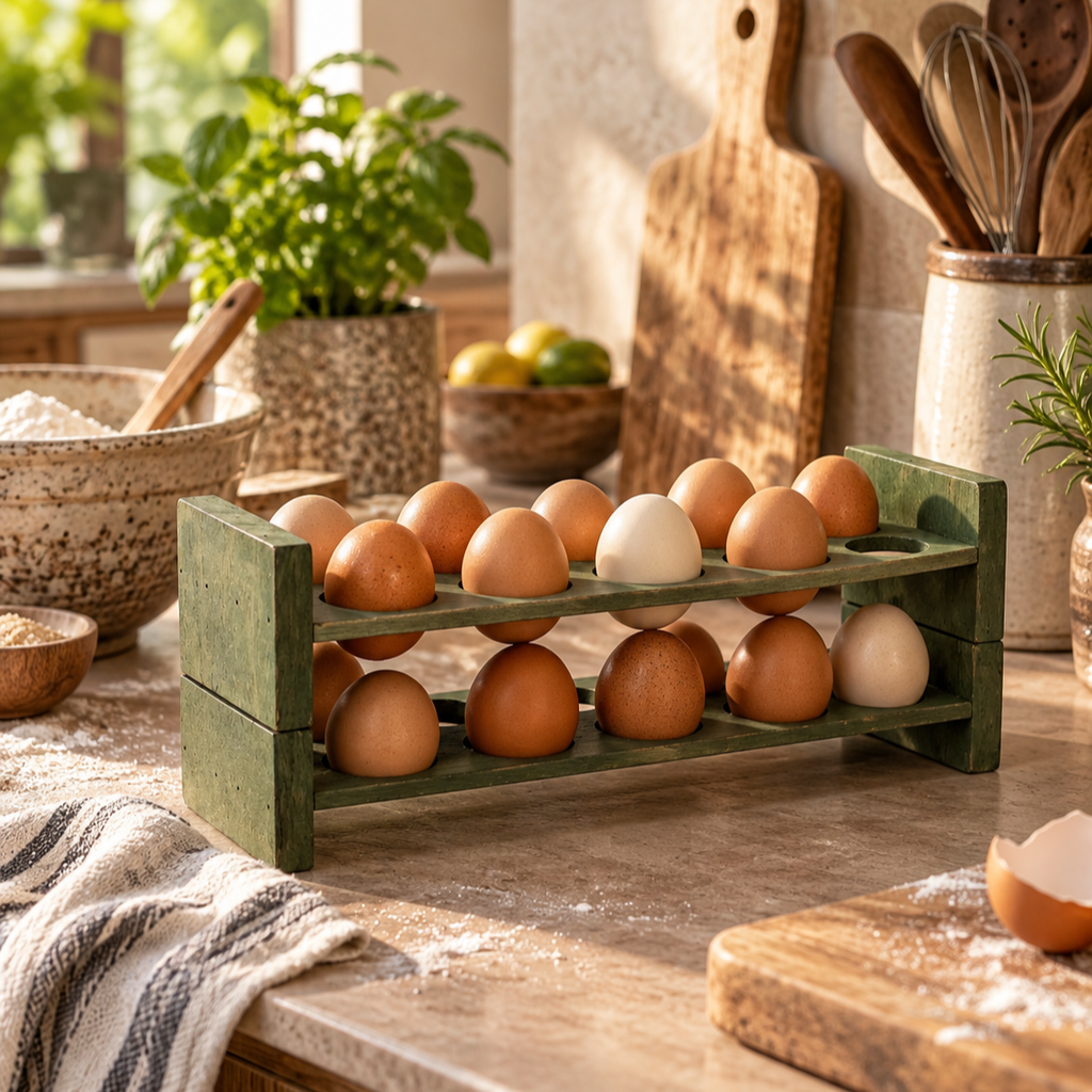 Egg Tray (Dark Brown)